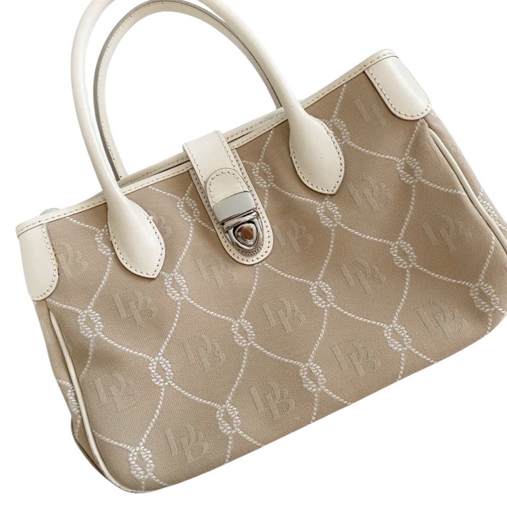 Dooney & Bourke Tan and White Shoulder Bag - Picture 3 of 8